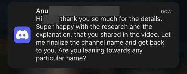 Anu: on our niche research