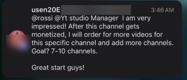 U.: planning more channels